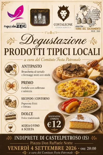 Degustazione di prodotti tipici locali