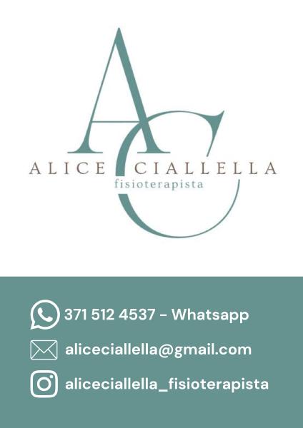 Alice Ciallella fisioterapista
