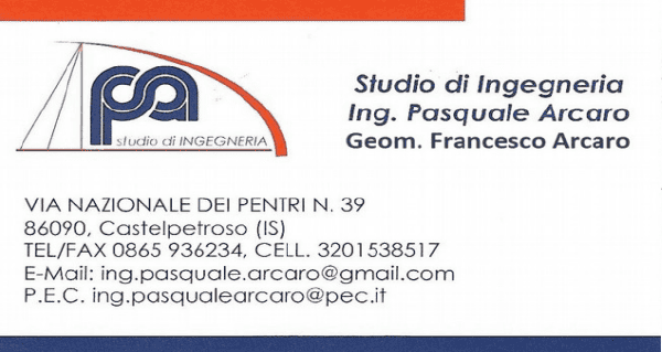 Studio di Ingegneria Ing. Pasquale Arcaro - Geom. Francesco Arcaro